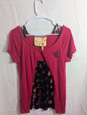 Y2K Goth Emo Draculaura Blouse W Designs